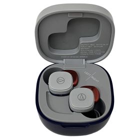 audio technica ATH-SQ1TW ワイヤレスイヤホン オーディオテクニカ ネイビー 中古 O11147783