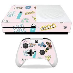 MightySkins Skin for Microsoft Xbox One S - VSCO Girl | Protective, Durable | Easy to Apply, Remove, and Change Styles | Made in The USA