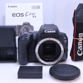【1,856回 美品】Canon EOS Kiss X9 ブラック ボディ EOSKISSX9BK デジタル一眼レフカメラ