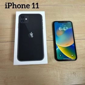 【美品】Apple iPhone 11 64GB ブラック 黒 アイフォン