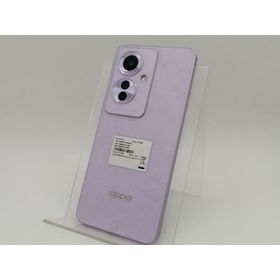【中古】Oppo 国内版 【SIMフリー】 OPPO Reno11 A コーラルパープル 8GB 128GB CPH2603【なんば】保証期間１ヶ月【ランクB】