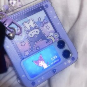SAMSUNG GALAXY zflip4 ブルー256GB かわいい- ̫ -