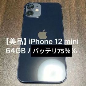 美品 iPhone 12 mini ブラック 64GB【417】