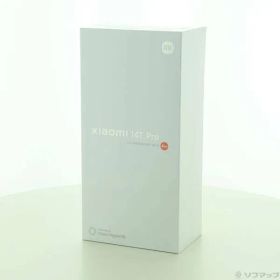 ソフマップ 〔未使用品〕 未使用品 Xiaomi 14T Pro 512GB チタングレー MZB0I4VJP SIMフリー【377】
