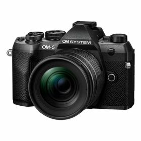 【新品】【5月31日ご注文分まで5年間延長保証（自然故障対象）プレゼント】OM SYSTEM OM-5 Mark II 12-45mm F4.0 PRO レンズキット ブラック