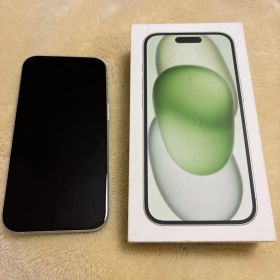 iPhone15 グリーン 128GB 傷なし バッテリー85%