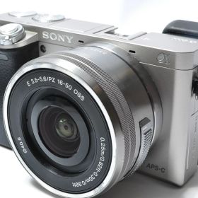 【中古】【1ヶ月保証】 ソニー SONY α6000 パワーズームレンズキット シルバー ILCE-6000L S ミラーレス一眼