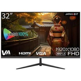 【エントリーで最大2万ポイント当たる｜6/25まで】 JAPANNEXT｜ジャパンネクスト PCモニター JN-V32FLFHD [32型 /フルHD(1920×1080) /ワイド /75Hz]