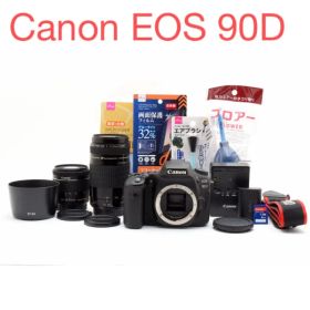 一眼レフカメラ/Canon EOS 90D標準&望遠タブルレンズセット
