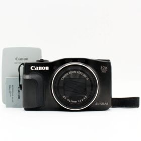【新品級】CANON PowerShot SX700 HS ブラック#9834