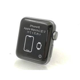 【中古】Apple Apple Watch Series3 38mm GPS スペースグレイアルミニウム/ブラックスポーツバンド MQKV2J/A【大宮東口】保証期間１ヶ月【ランクC】
