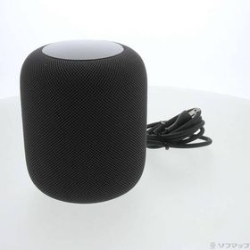 〔中古〕Apple(アップル) HomePod 第1世代 MQHW2J／A スペースグレイ〔262-ud〕