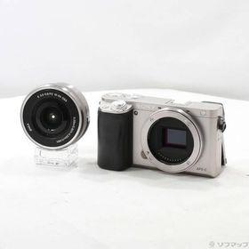 〔中古〕SONY(ソニー) α6000 パワーズームレンズキット シルバー ILCE-6000L〔305-ud〕
