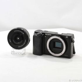〔中古〕SONY(ソニー) α6000 パワーズームレンズキット ブラック ILCE-6000L〔349-ud〕