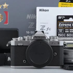 【中古】Nikon ニコン Z fc 16-50 VR レンズキット シルバー シャッター回数僅少 元箱付き