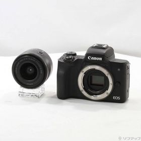 〔中古〕Canon(キヤノン) EOS Kiss M EF-M15-45 IS STM レンズキット ブラック〔349-ud〕