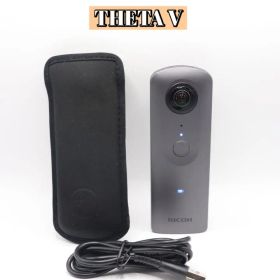 ✨動作確認済み！✨RICOH THETA V 充電コード、ケース付き！