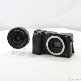 ソフマップ 〔中古品〕 α6000 パワーズームレンズキット ブラック ILCE-6000L【349】