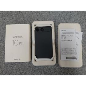 @【未使用品】 ソニー Xperia 10 VII SO-52F チャコールブラック 8GB/128GB スマートフォン ドコモ版 エクスペリア SONY