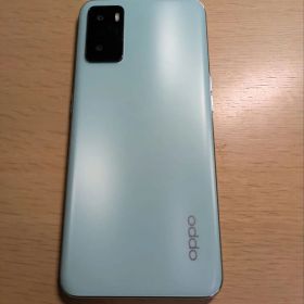 OPPO A55s 5G ミントグリーン ケース付き