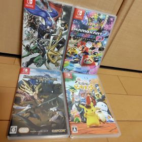マリオカート8 デラックス&他ソフト3本セット