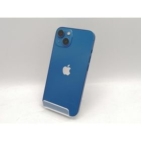 【中古】Apple docomo 【SIMフリー】 iPhone 13 256GB ブルー MLNM3J/A【高崎モントレー】保証期間１ヶ月【ランクC】