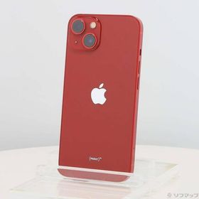 〔中古〕Apple(アップル) iPhone13 128GB プロダクトレッド MLNF3J／A SIMフリー〔258-ud〕