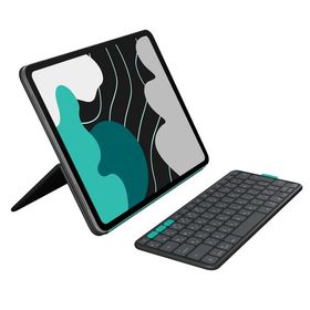 ロジクール Flip Folio iPad Pro 13インチ M5 / M4 & iPad Air 13インチ M3 / M2 用 Flip Folio iK1385GRA ワイヤレス キーボード付きケ