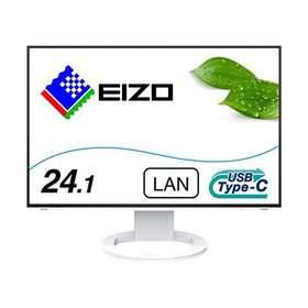 EIZO FlexScan EV2495-WT （24.1型/1920×1200/フレームレスモニター/アンチグレアIPS/疲れ目軽減/ホワイト