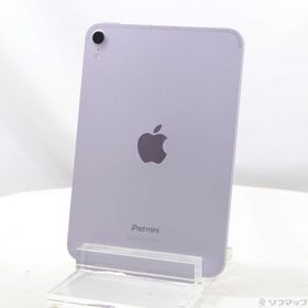 (中古)Apple iPad mini(A17 Pro) 128GB パープル MXPR3J/A SIMフリー(297-ud)