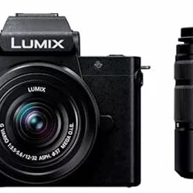パナソニック(Panasonic) 小型・軽量ミラーレス一眼カメラ ルミックス ダブルズームレンズキット ブラック DC-G100DW-K