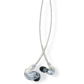 【送料無料】【SHURE(シュア)】 高遮音性イヤホン (有線タイプ) / SE215-CL-A クリア
