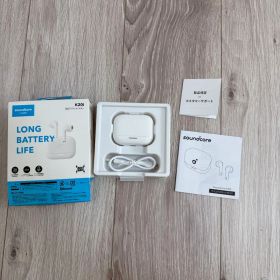 完全ワイヤレスイヤホン Soundcore K20i ホワイト