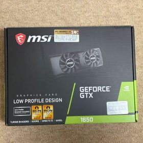 【新品未開封】MSI GeForce GTX 1650 4GT LP