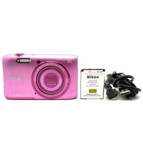 【中古】Nikon デジタルカメラ COOLPIX S3600 8倍ズーム 2005万画素 アザレアピンク S3600PK カメラ 中古 人気 おすすめ 高画質