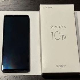 Xperia 10 IV スマホ本体 ブラック やや訳あり