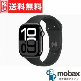 ◆ポイントUP◆【超美品】【中古】 Apple Watch Series 10 GPSモデル 46mm MWWQ3J/A [ジェットブラックアルミニウムケースとブラックスポーツバンド M/L ] 2024年版