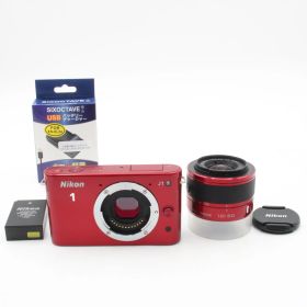 ショット数531 【極美品】 Nikon ニコン 1 J1 標準ズームレンズキット デジタル カメラ ミラーレス 一眼 新品互換充電器MH-27付き 105018
