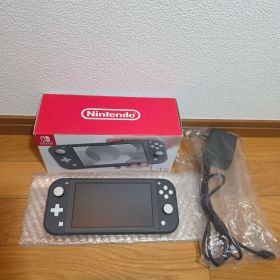 美品 Switch Lite 完品 新品時画面フィルム貼付け グレー