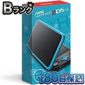 【整備済み品】 Nintendo Newニンテンドー2DS LL ブラック×ターコイズ 任天堂 2DSLL 3DS 180日保証