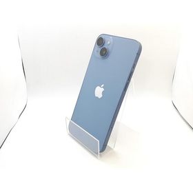 【中古】Apple 国内版 【SIMフリー】 iPhone 14 Plus 128GB ブルー MQ4H3J/A【博多】保証期間１ヶ月【ランクB】