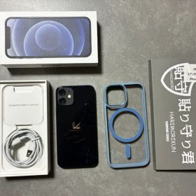 【値下げ中】iPhone 12 mini 64GB ブルー、ケース・フィルム付