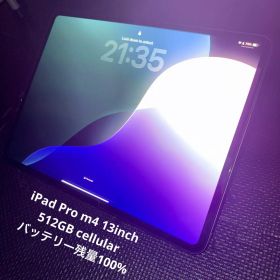 iPadPro13インチM4 512GB Cellular バッテリー100%