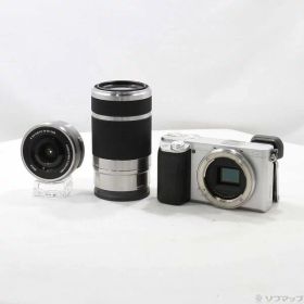 【中古】SONY(ソニー) α6400 ILCE-6400Y ダブルズームレンズキット シルバー 【198-ud】