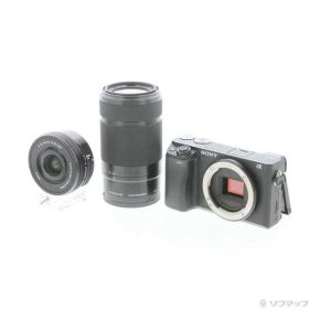 【中古】SONY(ソニー) α6400 ILCE-6400Y ダブルズームレンズキット ブラック 【262-ud】