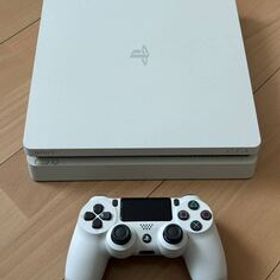 【美品】 ソニー・インタラクティブエンタテインメント SIE プレイステーション4 通常版 グレイシャー・ホワイト 1TB CUH-2100BB02