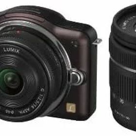 【中古】パナソニック ミラーレス一眼カメラ LUMIX GF3 ダブルレンズキット センシュアルブラウン DMC-GF3W-T当店保証30日間 人気モデル 高画質 売れ筋