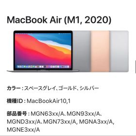 MacBook Air (M1, 2020) 13インチ 画面割れ
