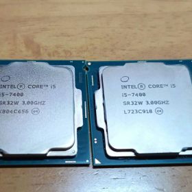 Intel Core i5-7400 CPU 3.80GHz 2個セット