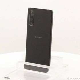 〔中古〕SONY(ソニー) Xperia 10 IV 128GB ブラック A202SO Softbank SIMフリー〔348-ud〕